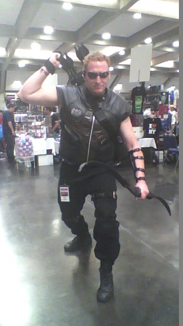 Damned great Hawkeye.  Sadly, could not find a female one.