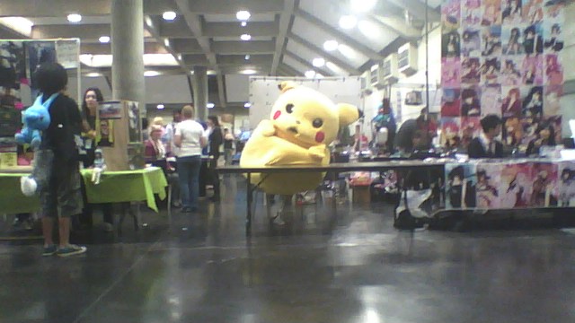 Wider shot for scale.  LOOK AT THE PIKACHU.  LOOK HOW BIG IT IS.