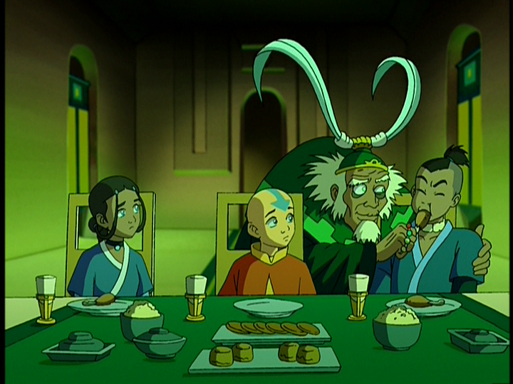 Sokka just seems to attract creepy old men, doesn't he?