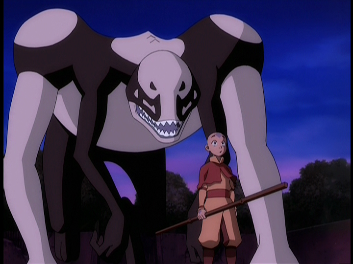 Today, on Avatar: Aang accidentally steps into an Inuyasha filler.