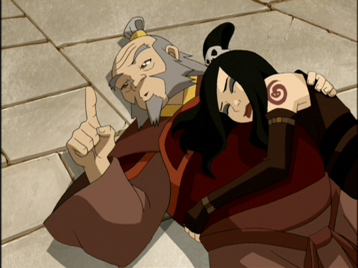 That's our Iroh! (canned laughter)