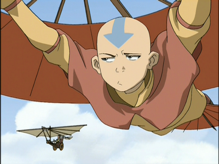 Aang just can't handle the cool.