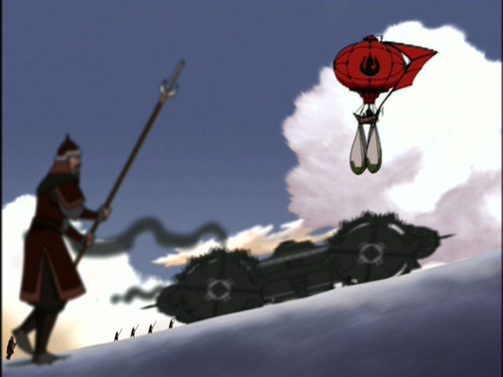 Fire Nation about to get teabagged from above.