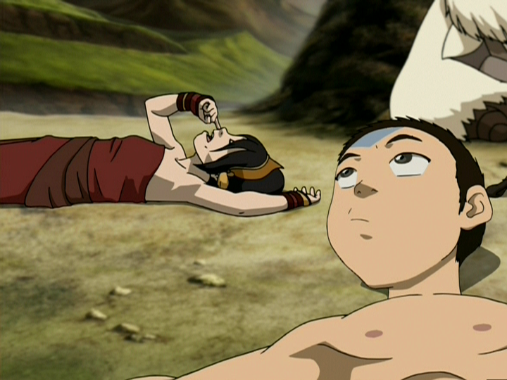 At least Toph can lean on her gold mining career. 