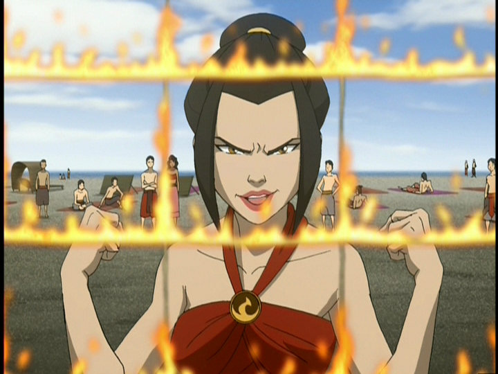 Azula takes competition VERY seriously.
