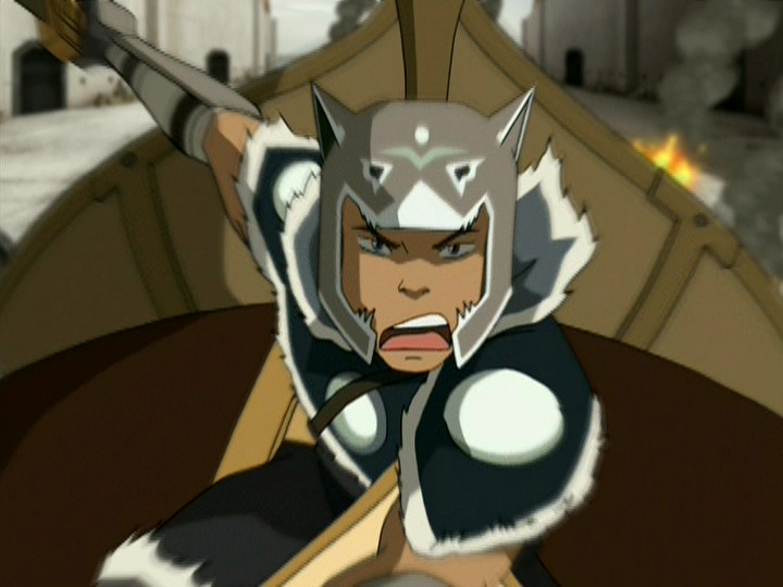 Yeah, Sokka's probably never going to get a more badass moment than this.