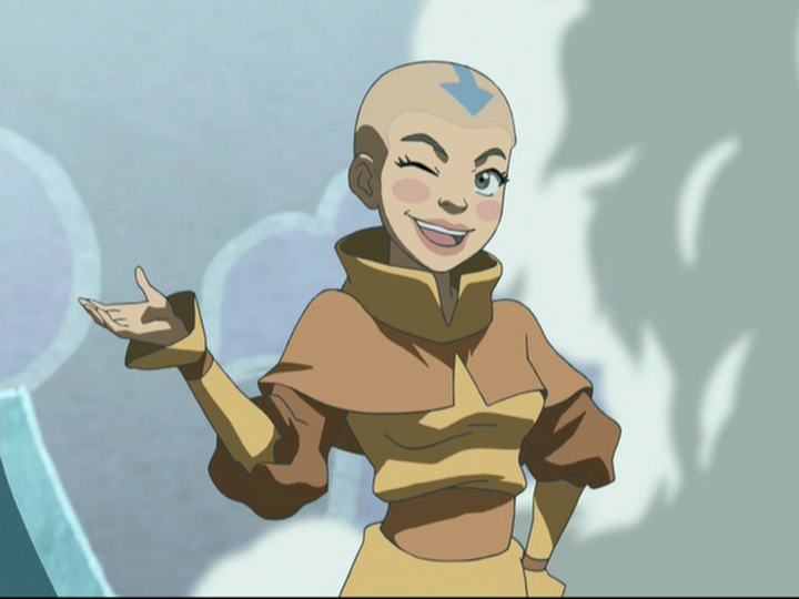 Gotta say, Aang's got a nice figure.