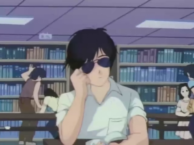 Talk about too cool for school!  I guess the animators had a lot of fun.