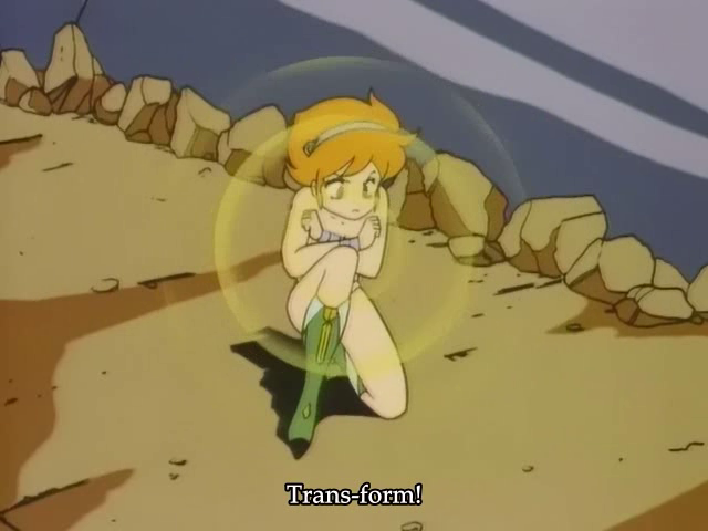 Kanata. Apparently, she can transform. Into...
