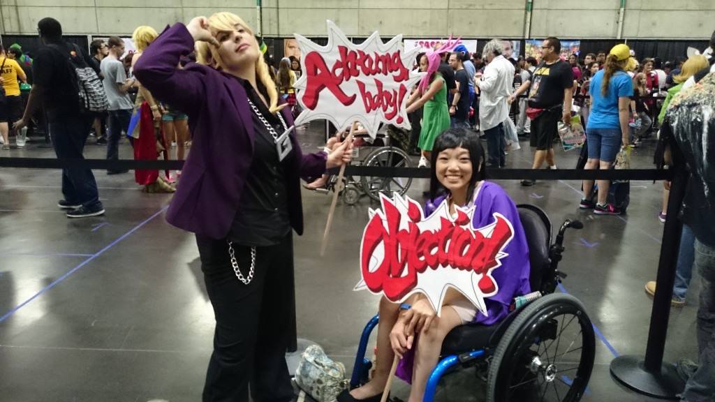 Female Klavier and wheelchair Maya.  Huh.  I didn't know how much I wanted wheelchair Maya until just now.