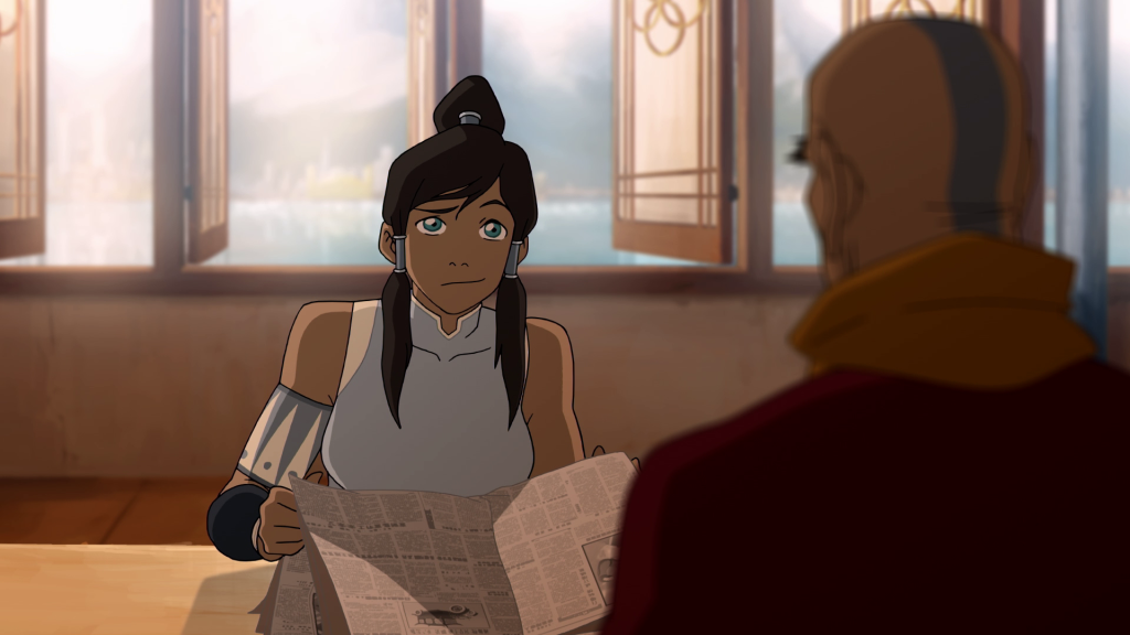 "Hey Tenzin, what's a four-letter word for genitalia?  Also, your father."