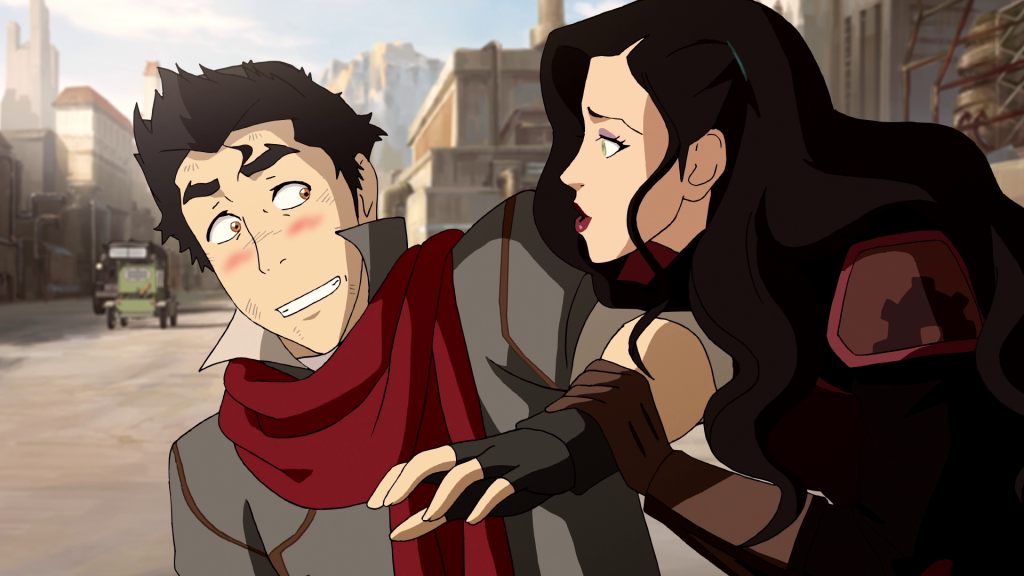 It's also weird that Asami Sato was given a stereotypical "mad scientist's daughter" design.