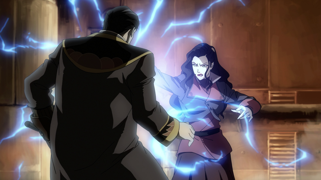 Honestly, I was waiting all series for Azula to do this to Ozai, and it never happened.
