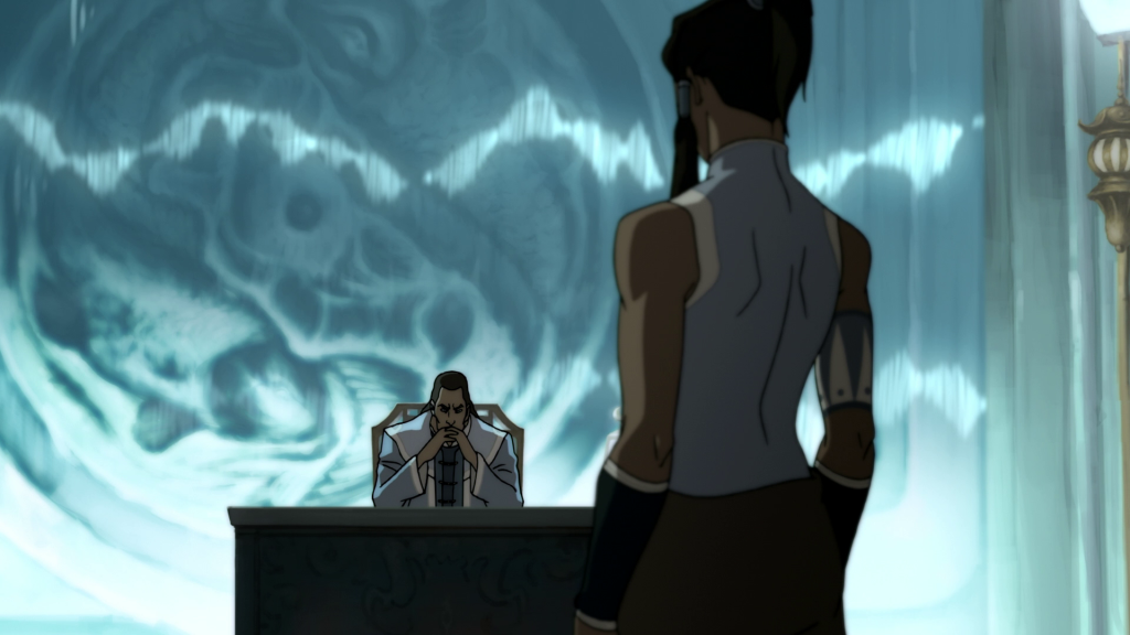 Have we established that Tarrlok is a villain yet?  Because this shot ought to clinch it.