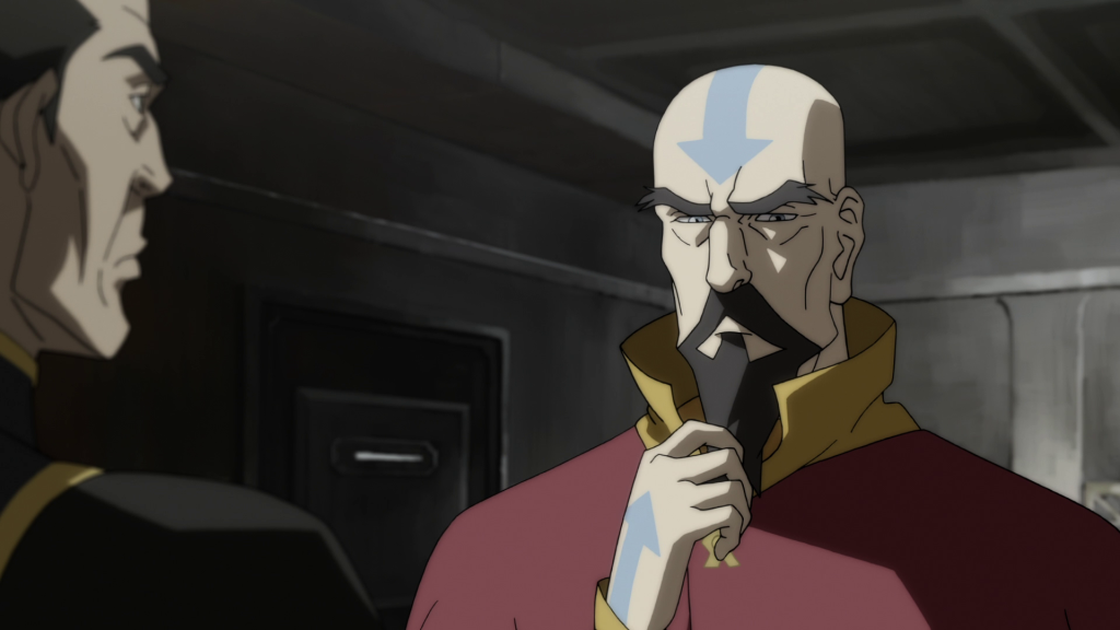 Is it weird that I cheered loudly when Tenzin stroked his beard in contemplation?