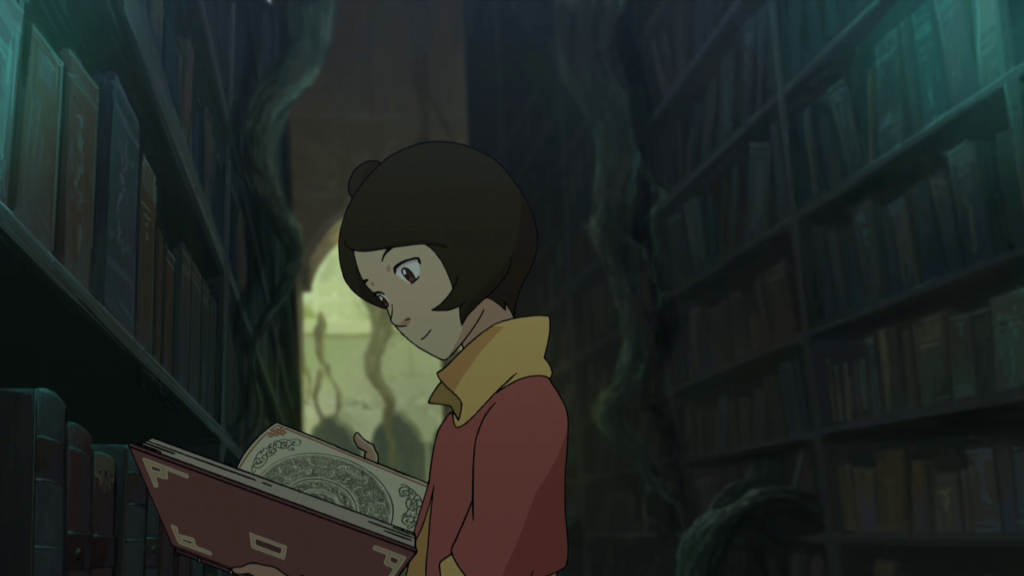For no real reason: a cute cap of Jinora reading a book.