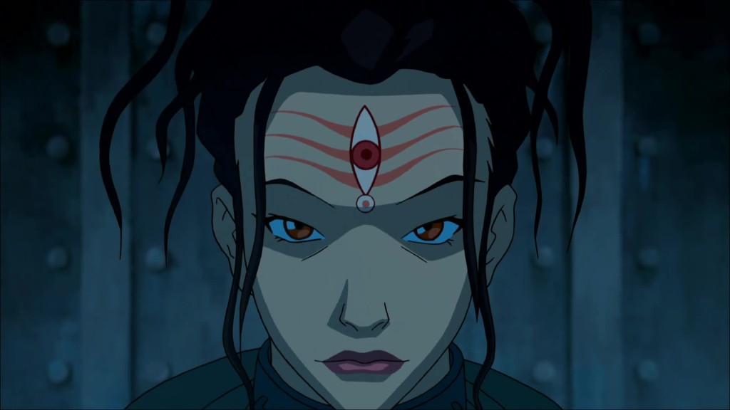 Oh gawd, she's got Azula's crazyface going on up in there!