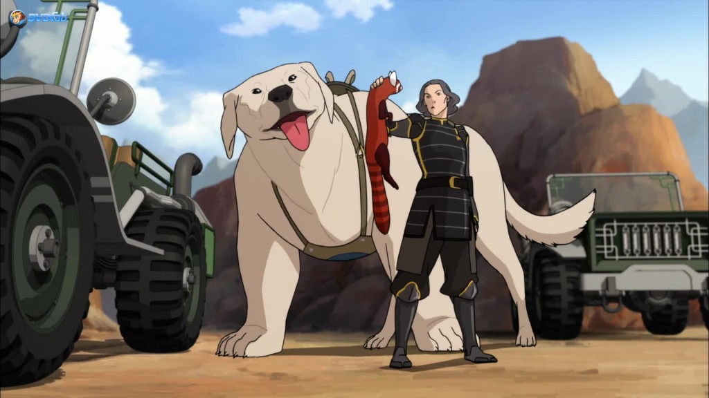 My first thought was using Naga to track Korra's scent... but whatever.