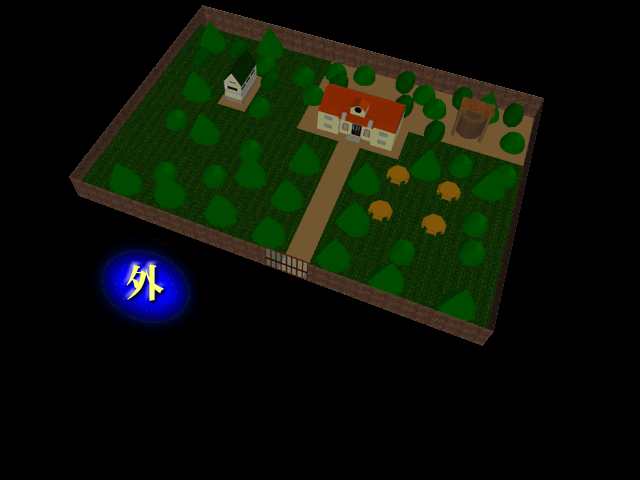 The 3D rendering of the mansion map is laughable compared to the simple 2D one.