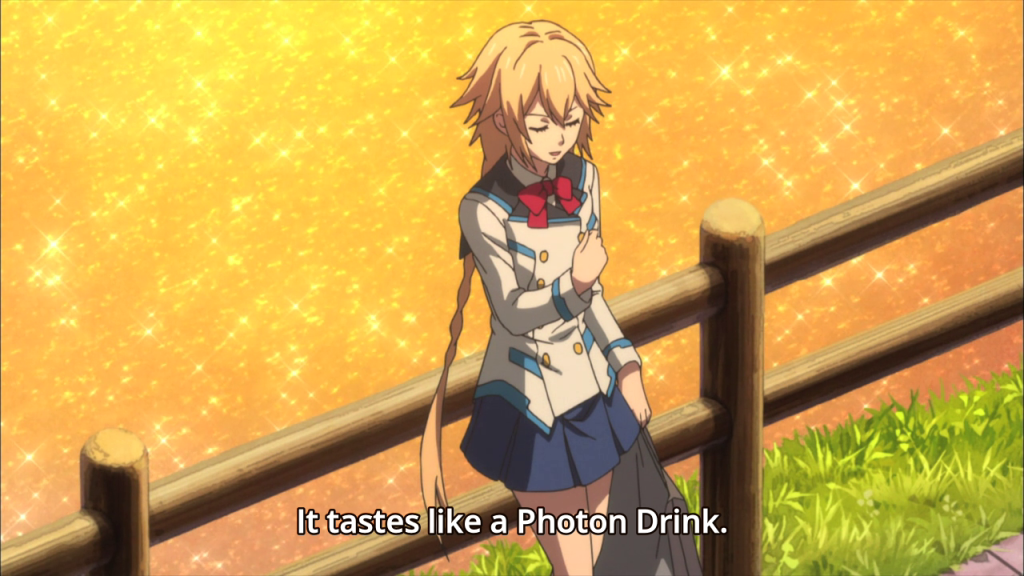 You're a Bouncer. What would you know what a Photon Drink tastes like?