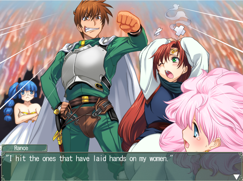 Rance: The only person allowed to have fun, at least if he has his way.