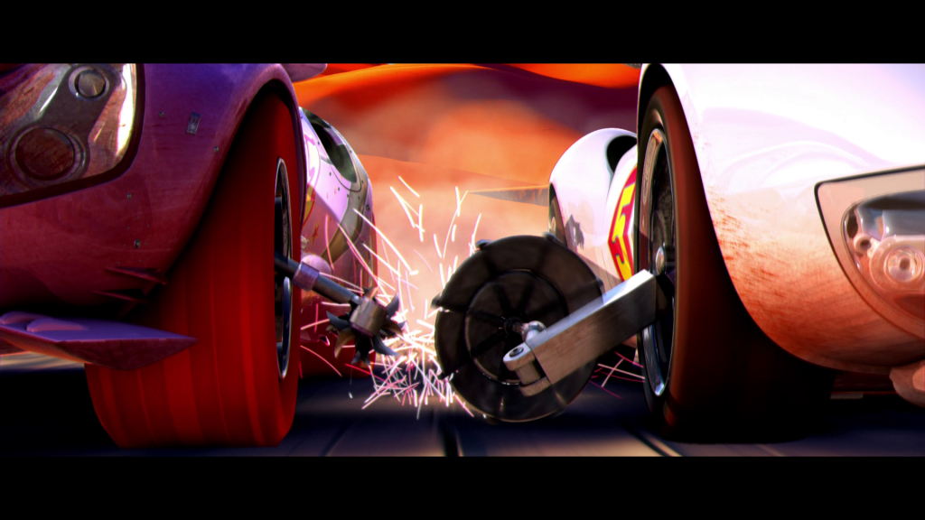 Speed can actually control the tire shield's exact movements using a joystick, which is just outrageous.