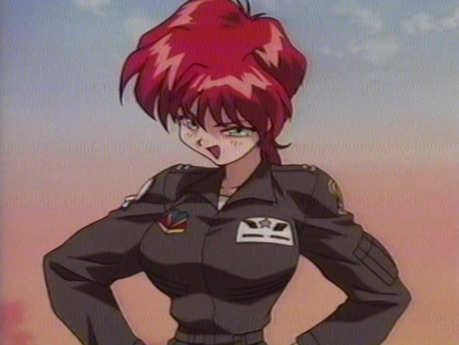 Yeager is the most stacked girl in the entire series.  We never see her in any less than a full-body flight jacket.  Where is the justice in the world?