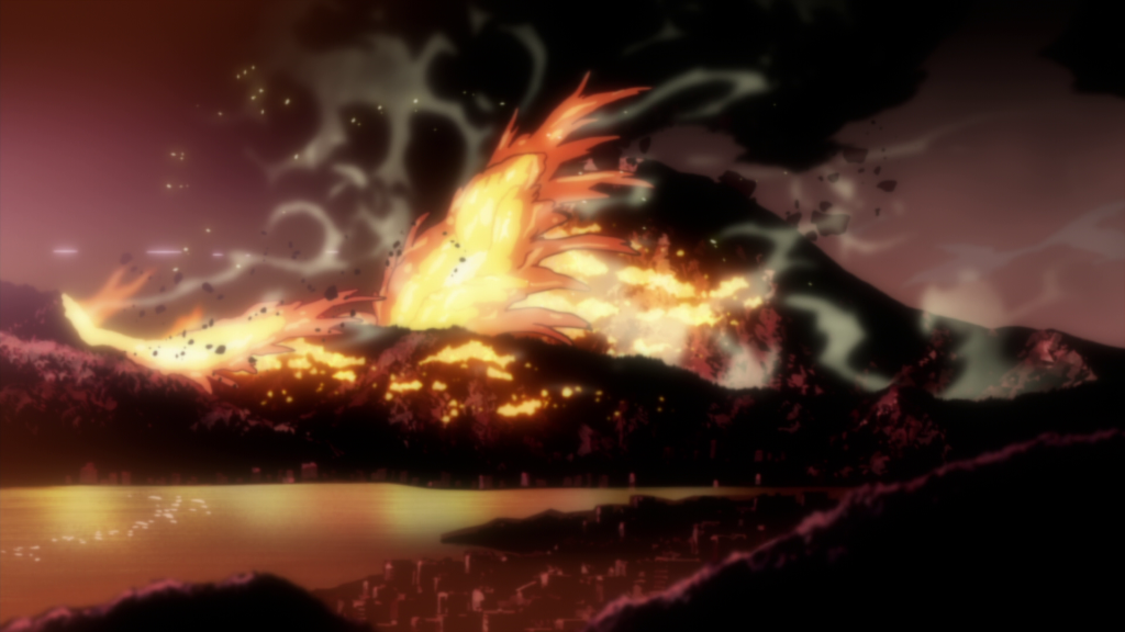 That explosion was LIKE THE MOUNTAIN GIVING BIRTH TO THE PLANETS.