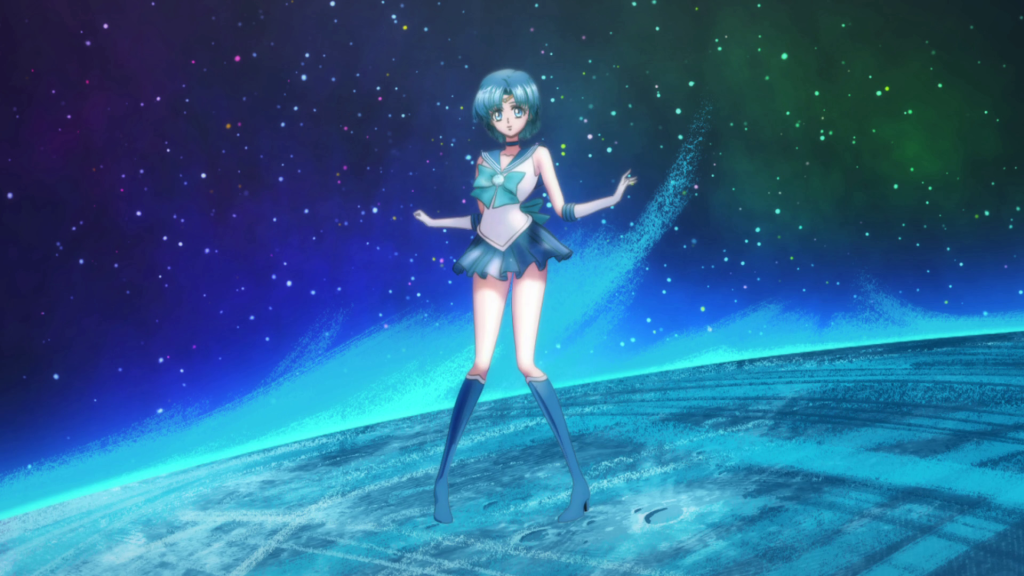 She actually gets her planet in the final pose!